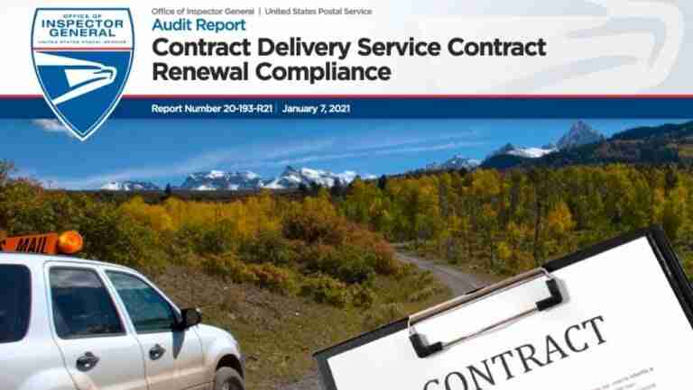 USPS OIG - Contract Delivery Service Contract Renewal Compliance - Postal Times